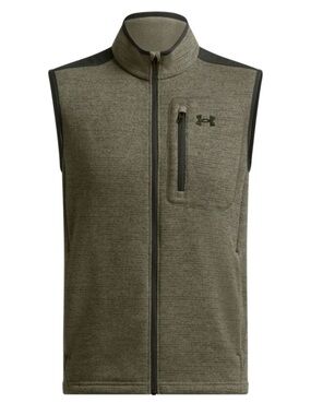 Under Armour Olive Green Full-Zip Tech Vest